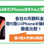 格安SIMでもiPhoneは問題なく使える！取り扱いのあるSIMと使う際の注意点等解説！